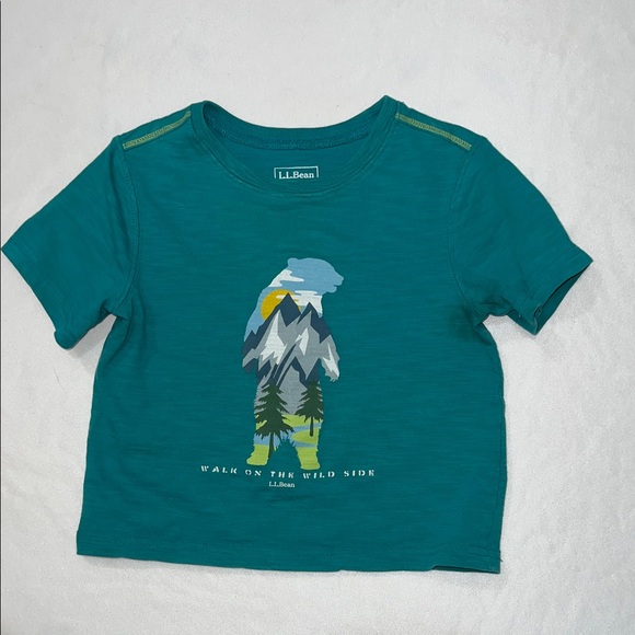 L.L. Bean Kids Tees - Teal, Orange, and Navy - Picture 3 of 5